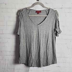 Jennifer Lopez Size Large Gray Shirt